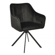 Krzesło obrotowe designerskie welurowe Alex czarne - dsc_0071[1].jpg